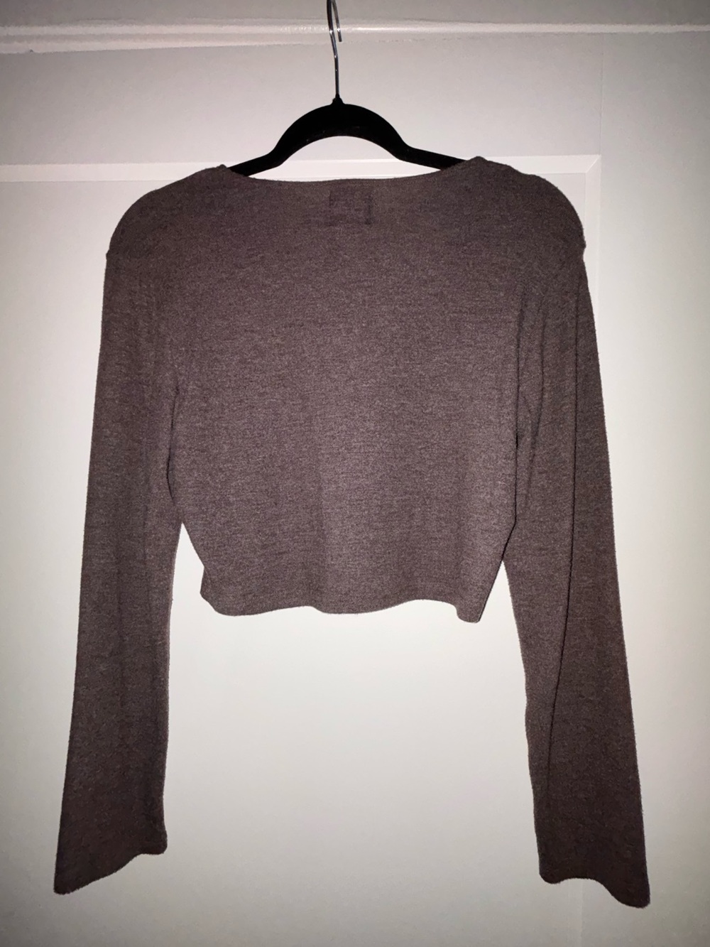 LESET Brown Cropped Cardigan - Picture 4 of 4